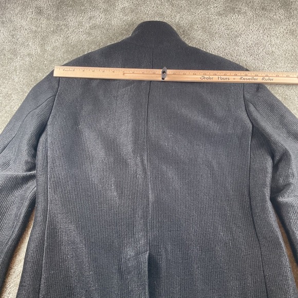 John Varvatos Mens Black Corded Blazer Jacket Size 50 Made in Italy 66% linen - Picture 8 of 11